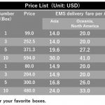 Price list JPEG-1